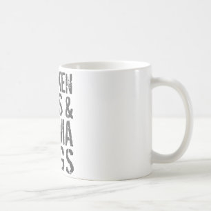 Funny Cute Chicken Mum Graphic For Nugget Lover Coffee Mug