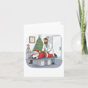 Funny/Cute Christmas Card for Chiropractors
