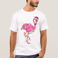 Funny Cute Christmas Flamingo