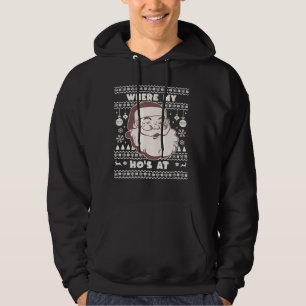Funny Cute Christmas Santa Claus Ho Ho's Ugly Swea Hoodie