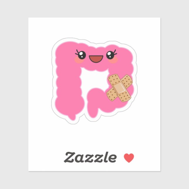 Funny Cute Colon with Bandage (Sheet)