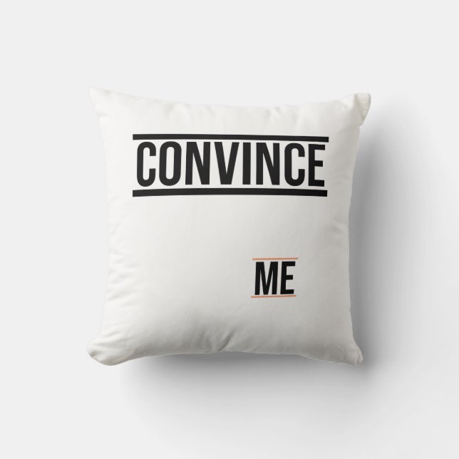 Funny cute cool trendy design cushion (Front)