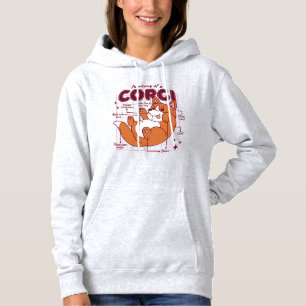 FUNNY CUTE CORGI ANATOMY T-Shirt Hoodie