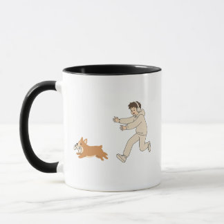 Funny Cute Corgi Dog Gamer Coffee Mug