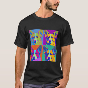 Funny Cute Corgi Pop Art Pembroke Welsh Corgi T-Shirt