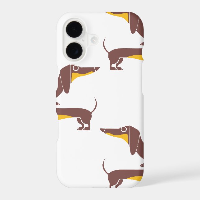 Funny cute dachshund for long dog parent (Back)