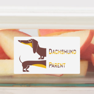 Funny cute dachshund for long dog parent