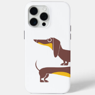 Funny cute dachshund for long dog parent iPhone 15 pro max case