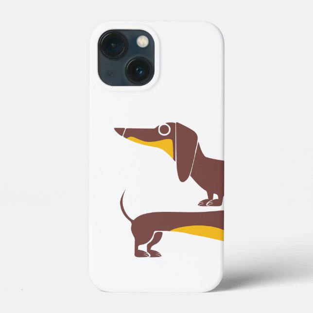 Funny cute dachshund for long dog parent Case-Mate iPhone case (Back)