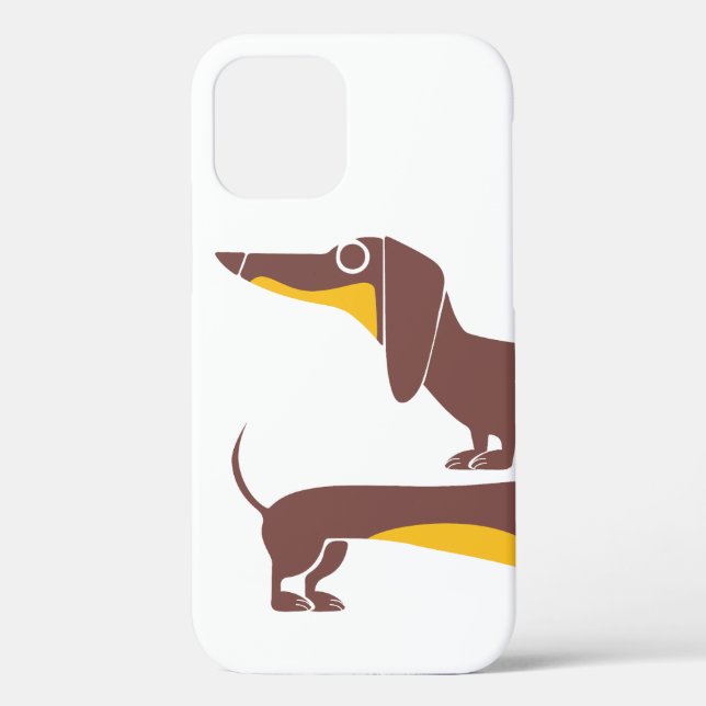 Funny cute dachshund for long dog parent Case-Mate iPhone case (Back)