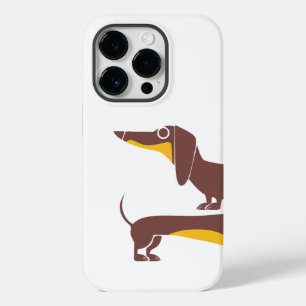 Funny cute dachshund for long dog parent Case-Mate iPhone 14 pro case