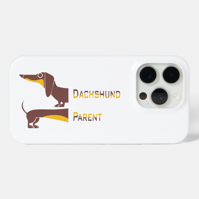 Funny cute dachshund for long dog parent Case-Mate iPhone case (Back (Horizontal))