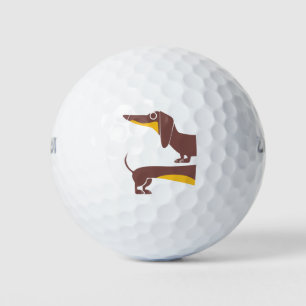 Funny cute dachshund for long dog parent golf balls