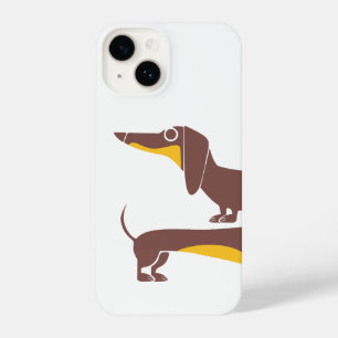 Funny cute dachshund for long dog parent iPhone 14 case