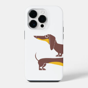 Funny cute dachshund for long dog parent iPhone 14 pro case