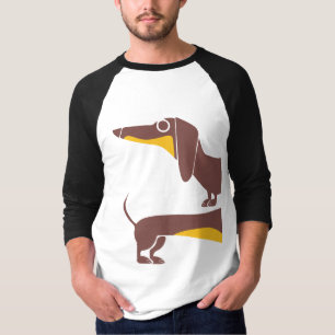 Funny cute dachshund for long dog parent T-Shirt