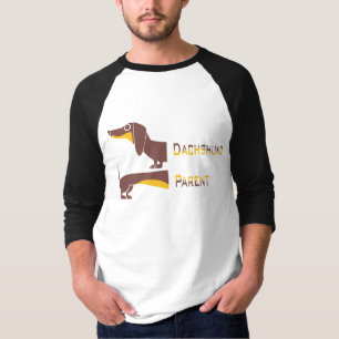 Funny cute dachshund for long dog parent T-Shirt