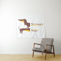 Funny cute dachshund for long dog parent