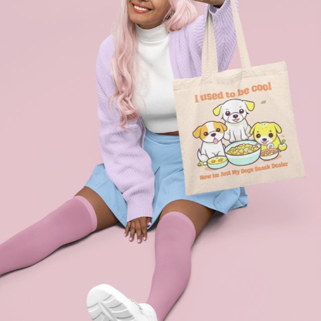 Funny cute dog mom gift canvas shopping tote bag (Creator Uploaded)