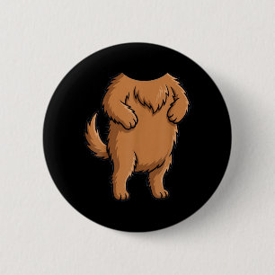 Funny Cute Dog Shirt Body Costume Men Women Kids 6 Cm Round Badge