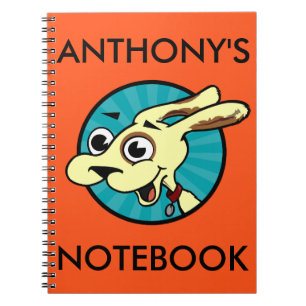 FUNNY CUTE DOG SPIRAL NOTEBOOK