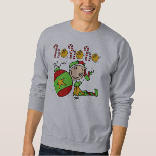 Funny Cute Festive Christmas Holiday Elf Sweatshirt