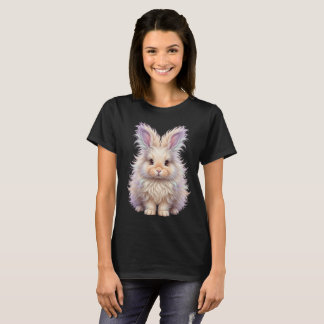 Funny Cute Fluffy Bunny Rainbow Rabbit Kawaii T-Shirt