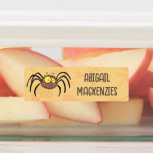 Funny cute fluffy spider cartoon personalised