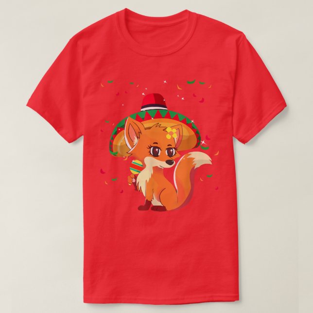 Funny Cute Fo Cinco De Mayo  T-Shirt (Design Front)