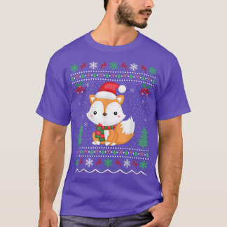 Funny Cute Fo Lover Xmas Ugly Fo Christmas 2022  T-Shirt