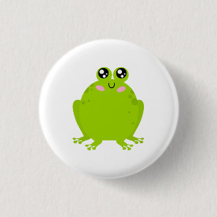 Funny Cute Frog 3 Cm Round Badge