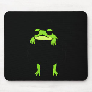 Funny Cute Frog Animal Lover Dishonest Peeking Mouse Pad
