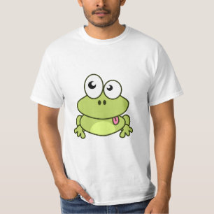 Funny cute frog cartoon man T-Shirt