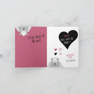 Funny Cute Fun Will Ewe Be MINE? Sheep Pun Card