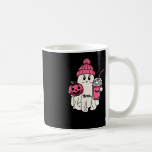 Funny Cute Ghost Bruh I Mean Boo Halloween Coffee Mug