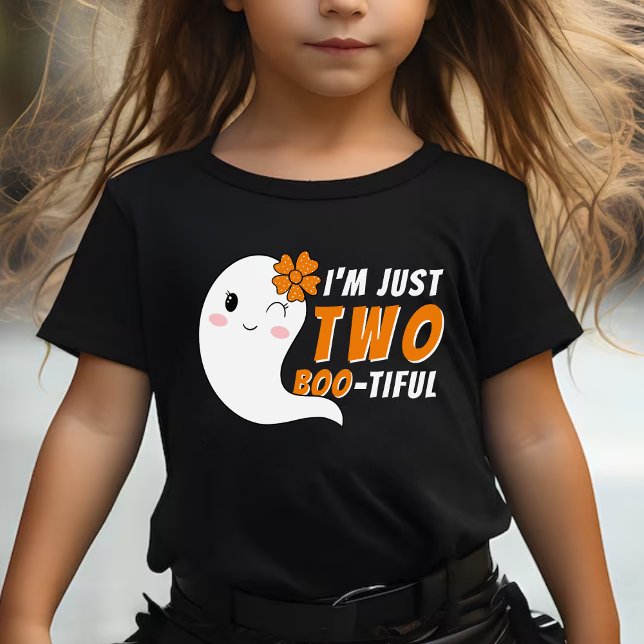 Funny Cute Ghost Halloween 2 Year Old 2nd Birthday Baby T-Shirt (Funny Cute Ghost Halloween 2 Year Old 2nd Birthday Baby T-Shirt)