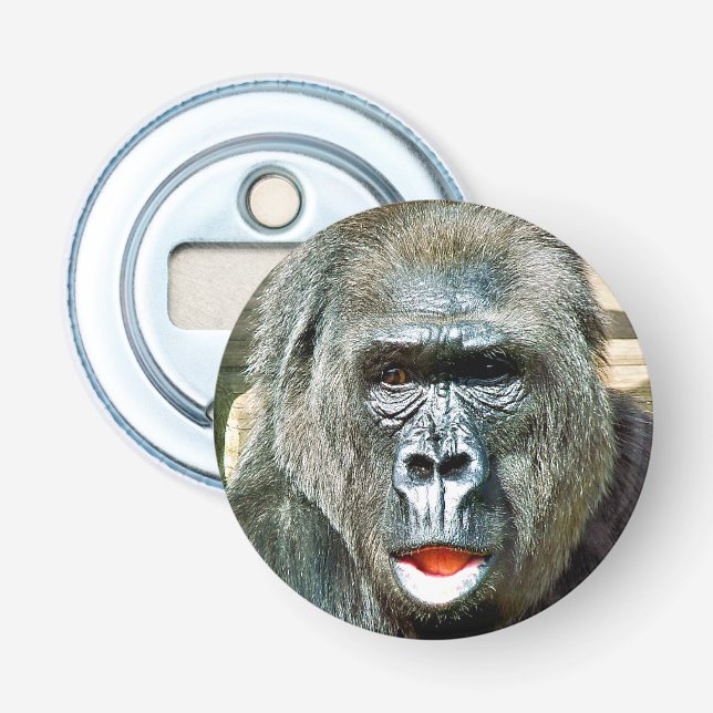 FUNNY CUTE GORILLA BOTTLE OPENER (Front)