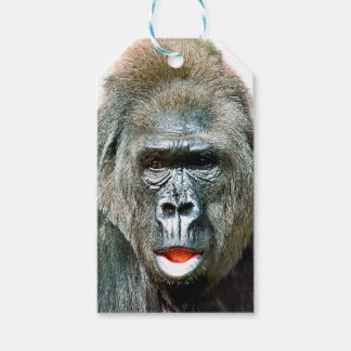 FUNNY CUTE GORILLA GIFT TAGS