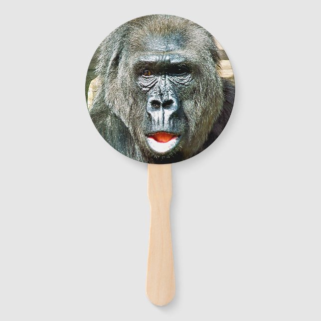 FUNNY CUTE GORILLA HAND FAN (Front)