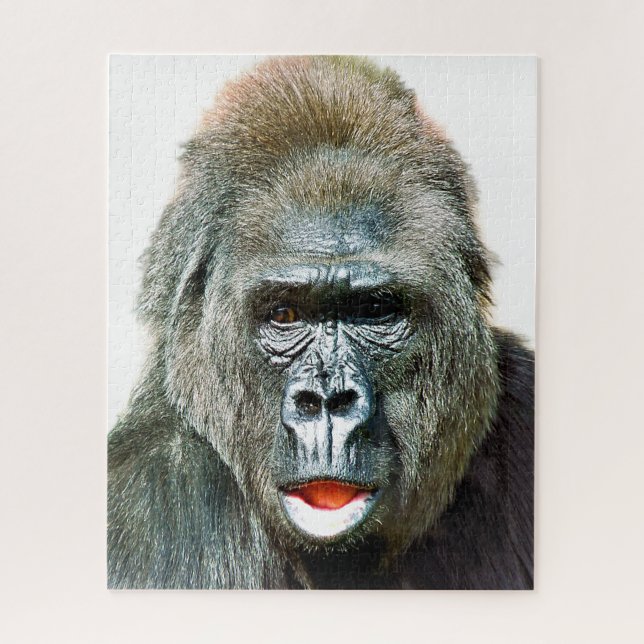 FUNNY CUTE GORILLA JIGSAW PUZZLE (Vertical)