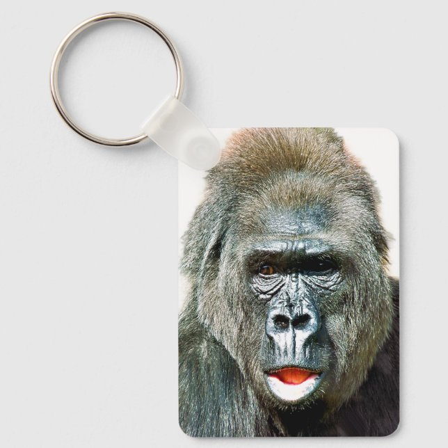 FUNNY CUTE GORILLA KEY RING (Front)