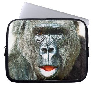 FUNNY CUTE GORILLA LAPTOP SLEEVE
