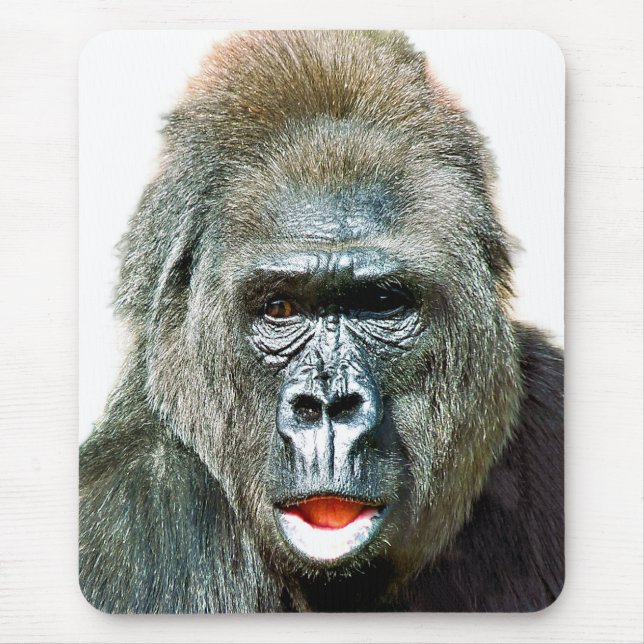 FUNNY CUTE GORILLA MOUSE PAD (Front)