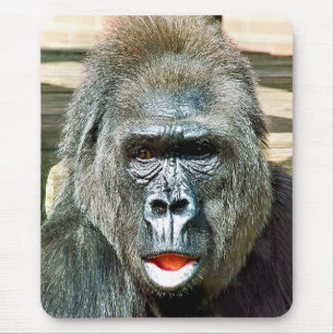 FUNNY CUTE GORILLA MOUSE PAD