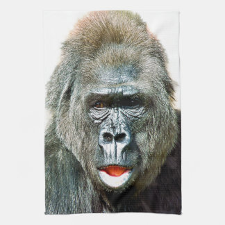 FUNNY CUTE GORILLA TEA TOWEL