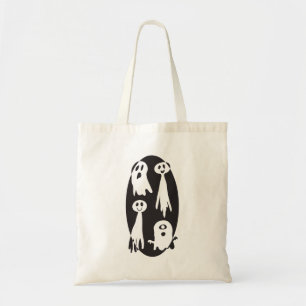 Funny Cute Halloween Ghost Family  Tote Bag
