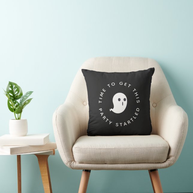 Funny Cute Halloween Ghost Party Pun Cushion (Chair)