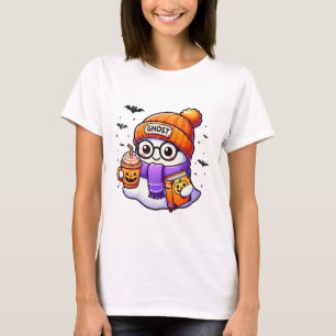 Funny Cute Halloween Ghost Pumpkin Ghost Halloween T-Shirt