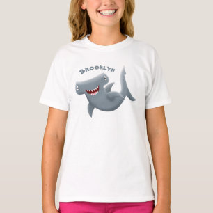 Funny cute Hammerhead shark cartoon T-Shirt