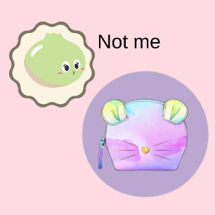  Funny Cute Handbag Purse Party Accessory Classic Round Sticker